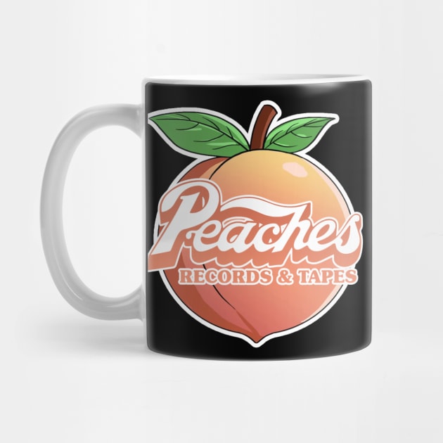 Peaches Records & Tapes w/Peach by RetroZest